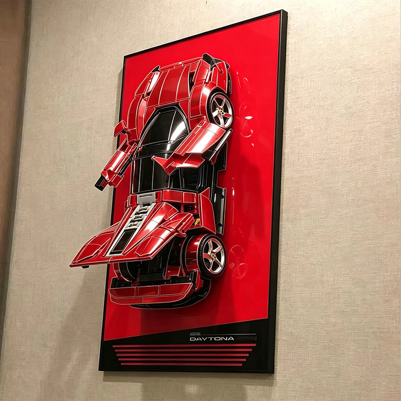 벽걸이형 프레임 배경 디스플레이 랙 LEGO 42143 - Metal Photo Panel 리뷰 및 가격