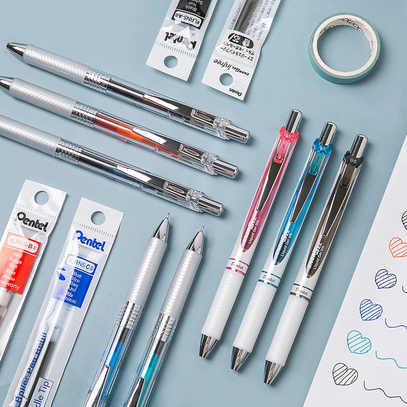 일본 제한 클리어 에디션 Pentel BLN75TL E - Pentel Pen Energel 리뷰 및 가격